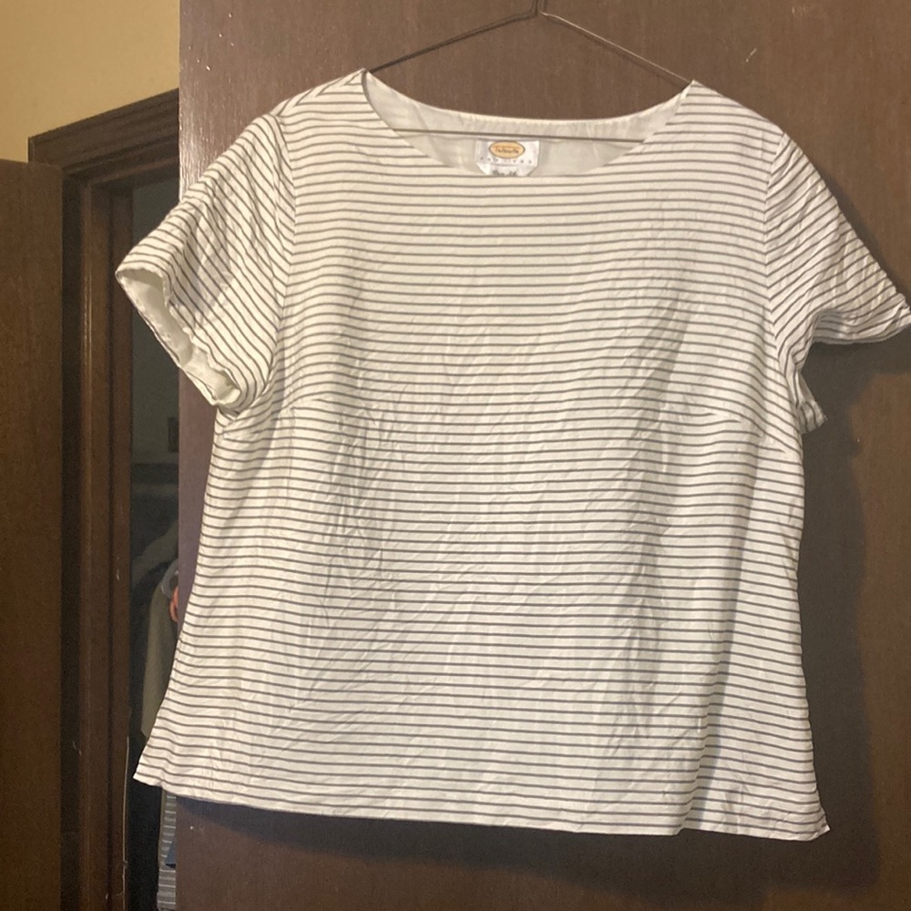 Talbots silk petites shirt